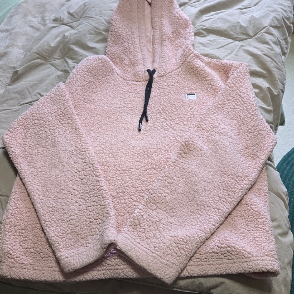 Fila Pink Sherpa Hoodie